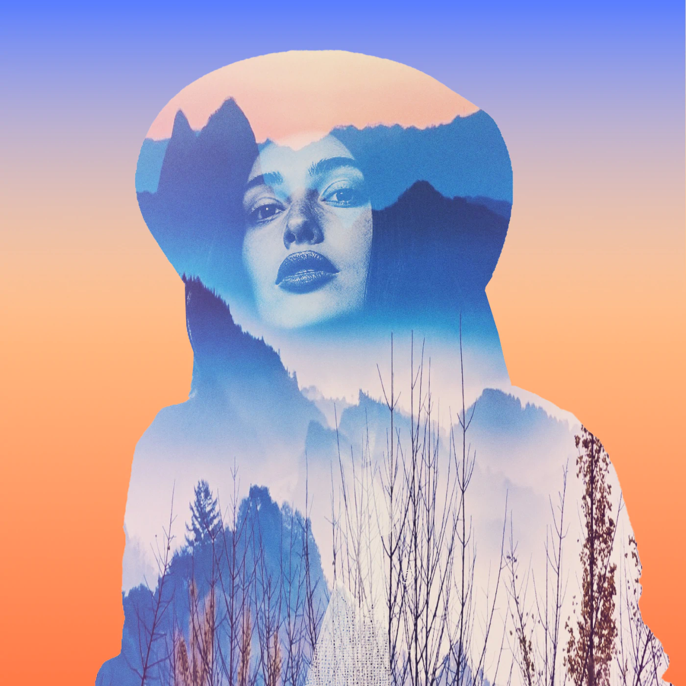 Create double exposure effects