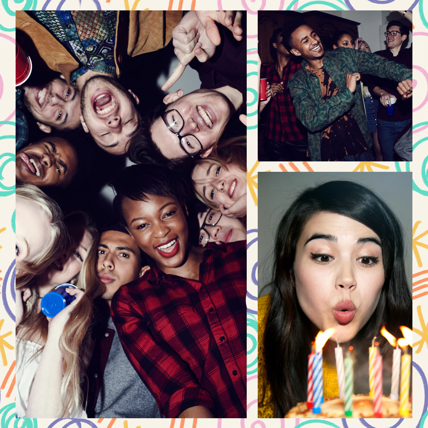 Photo cropping app for collage grids and frames