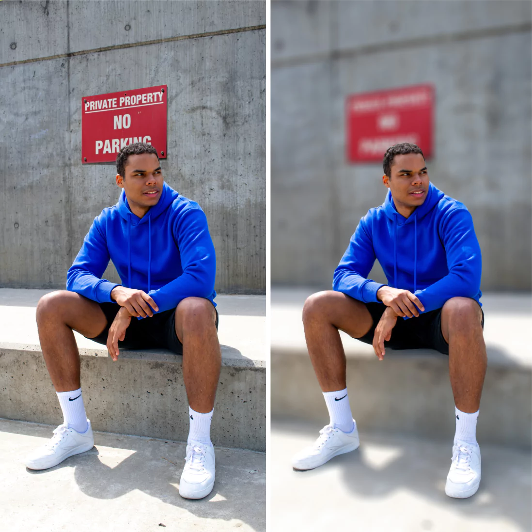 Blur photos for every shot