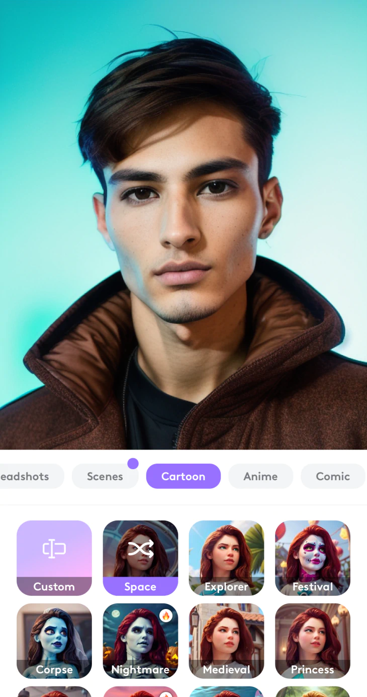 How to turn picture to cartoon