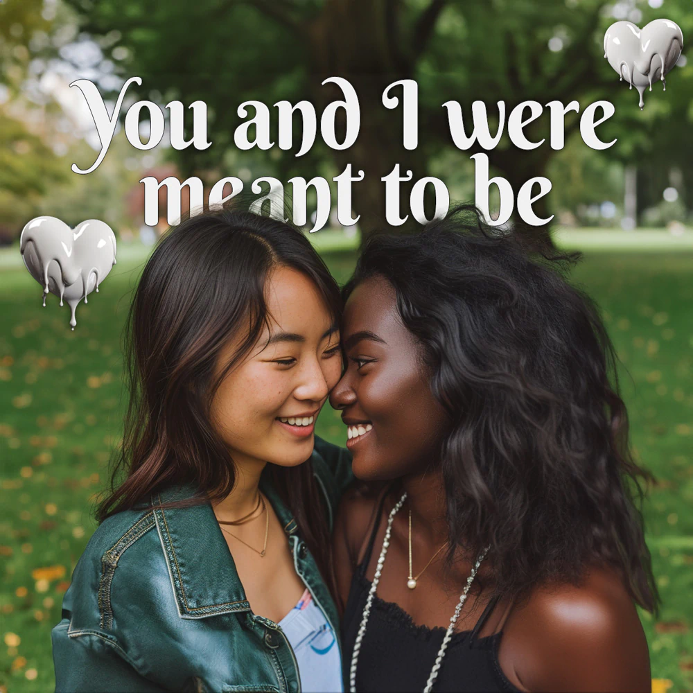 Make personalized Valentines cards with text