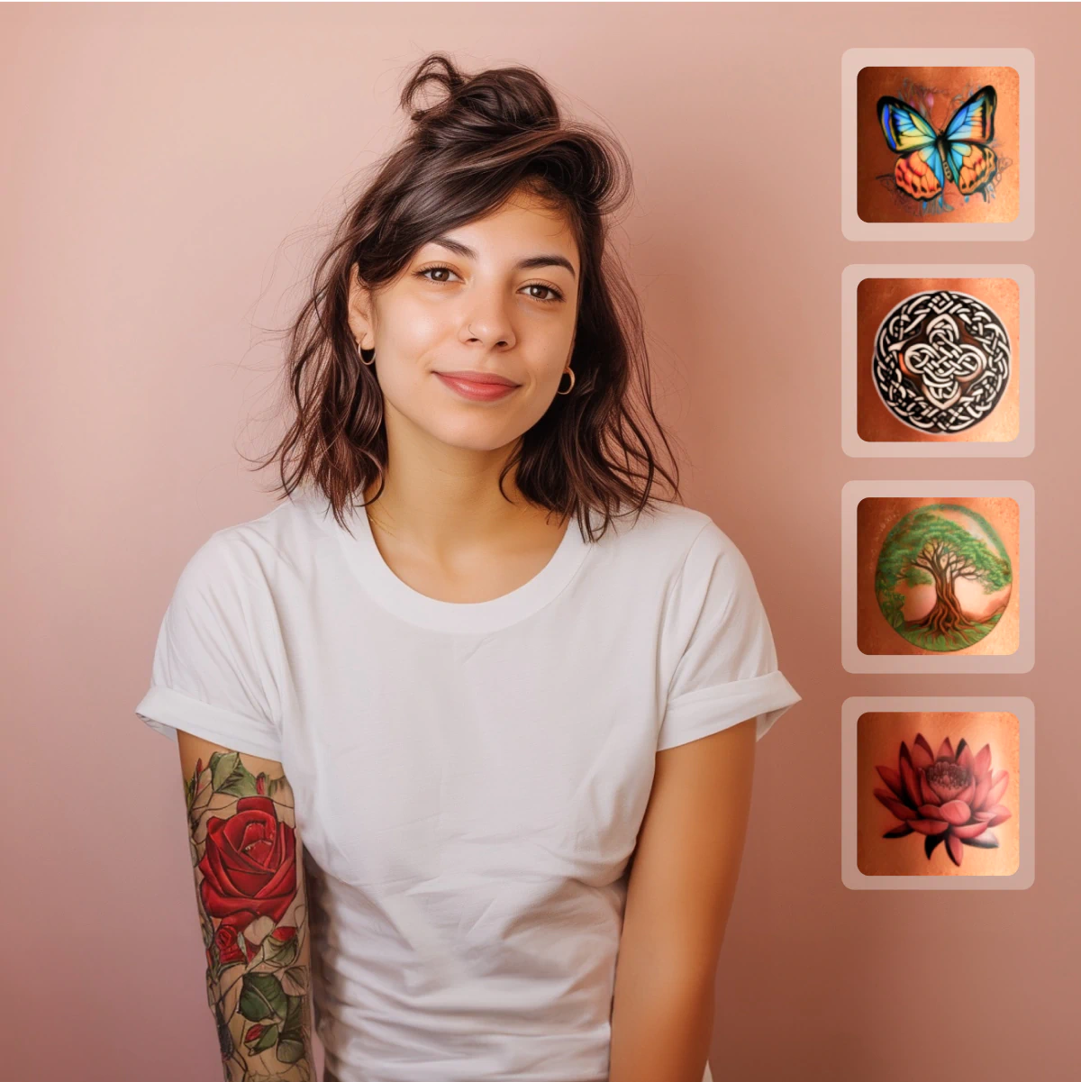 Get your next tattoo inspiration with AI designed tattoos