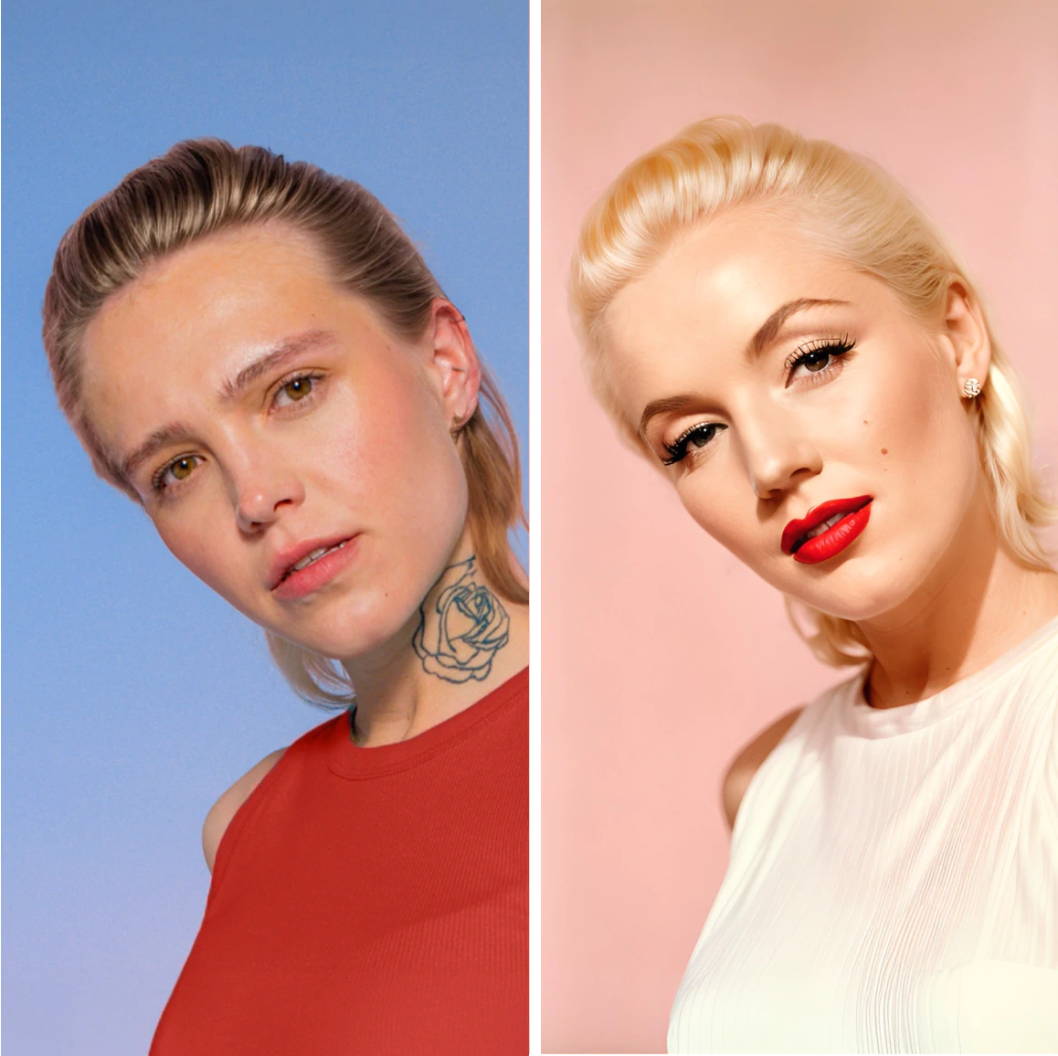 Morph faces with celebrities with AI