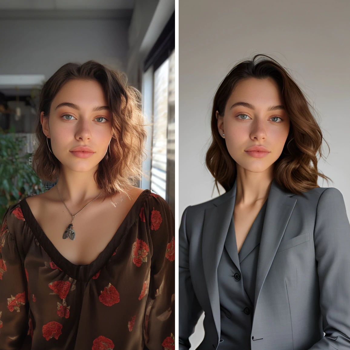 Create a professional picture with AI generated headshots