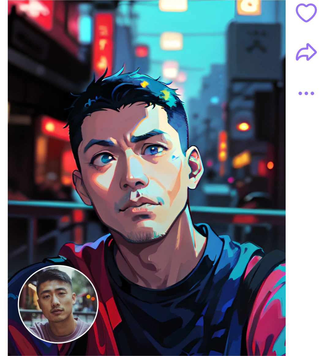 Create cool anime profile pictures with Photoleap