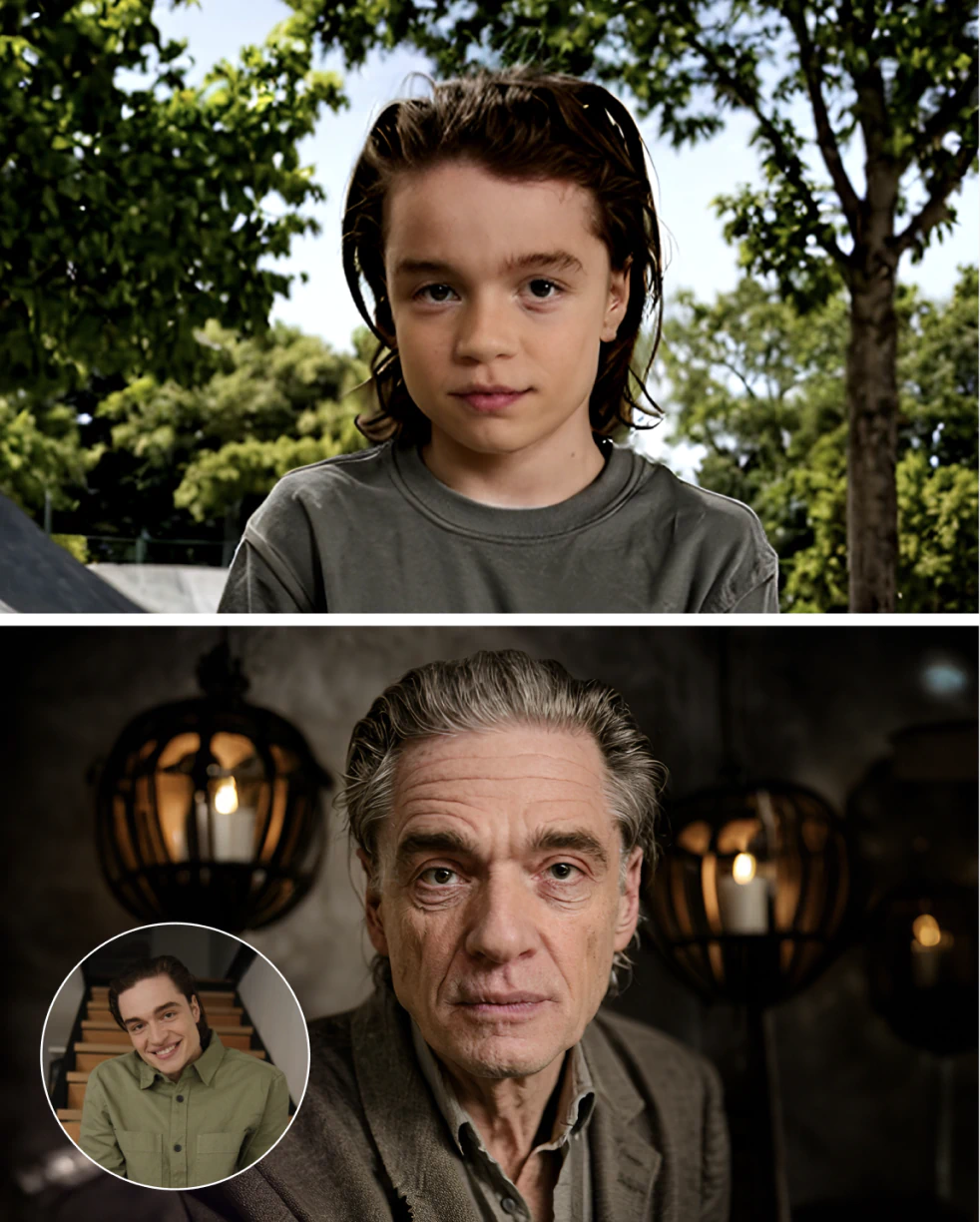 Use Photoleap’s face aging filters for fun content