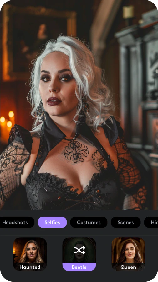 How to use the Halloween photo editor?