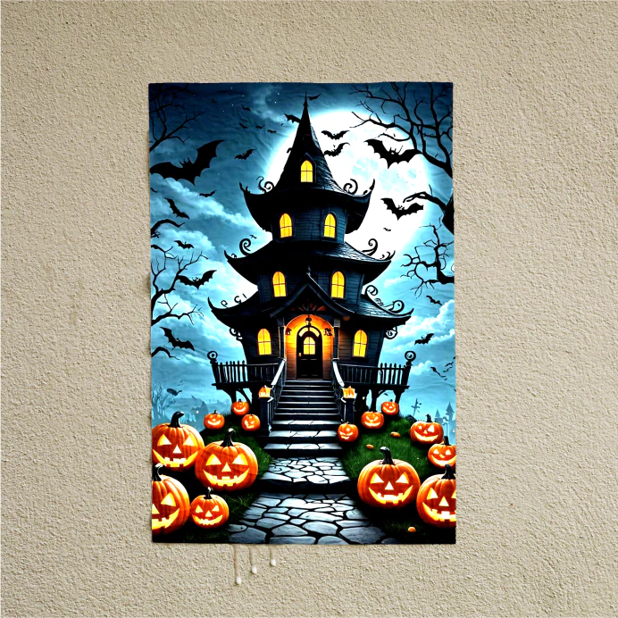 Create a spooky poster with Photoleap