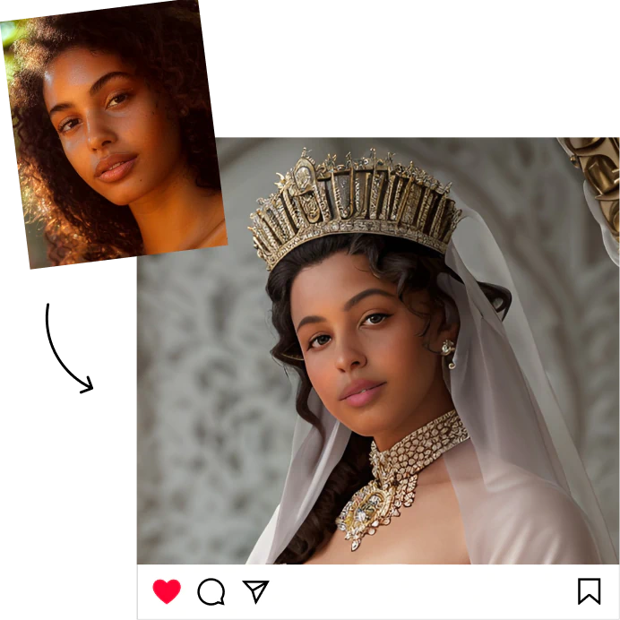 Generate creative costumes with AI for social media