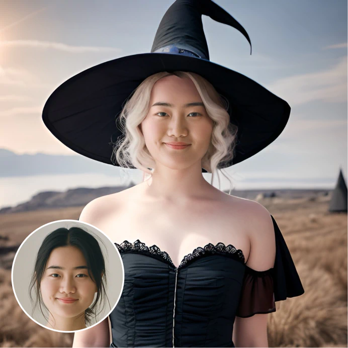 Create your own Halloween costume with Photoleap