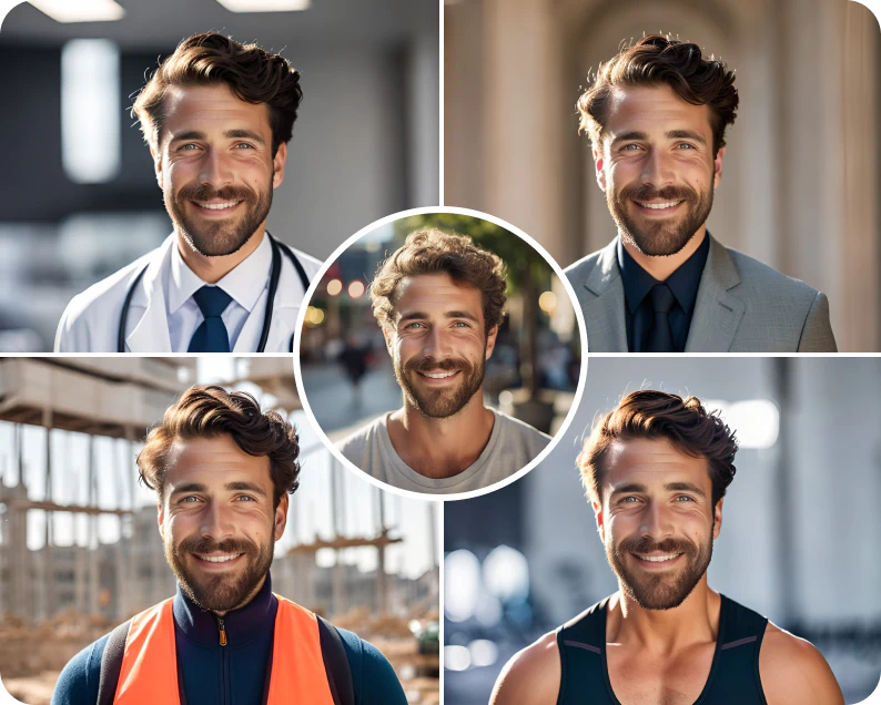 Create professional generated headshots