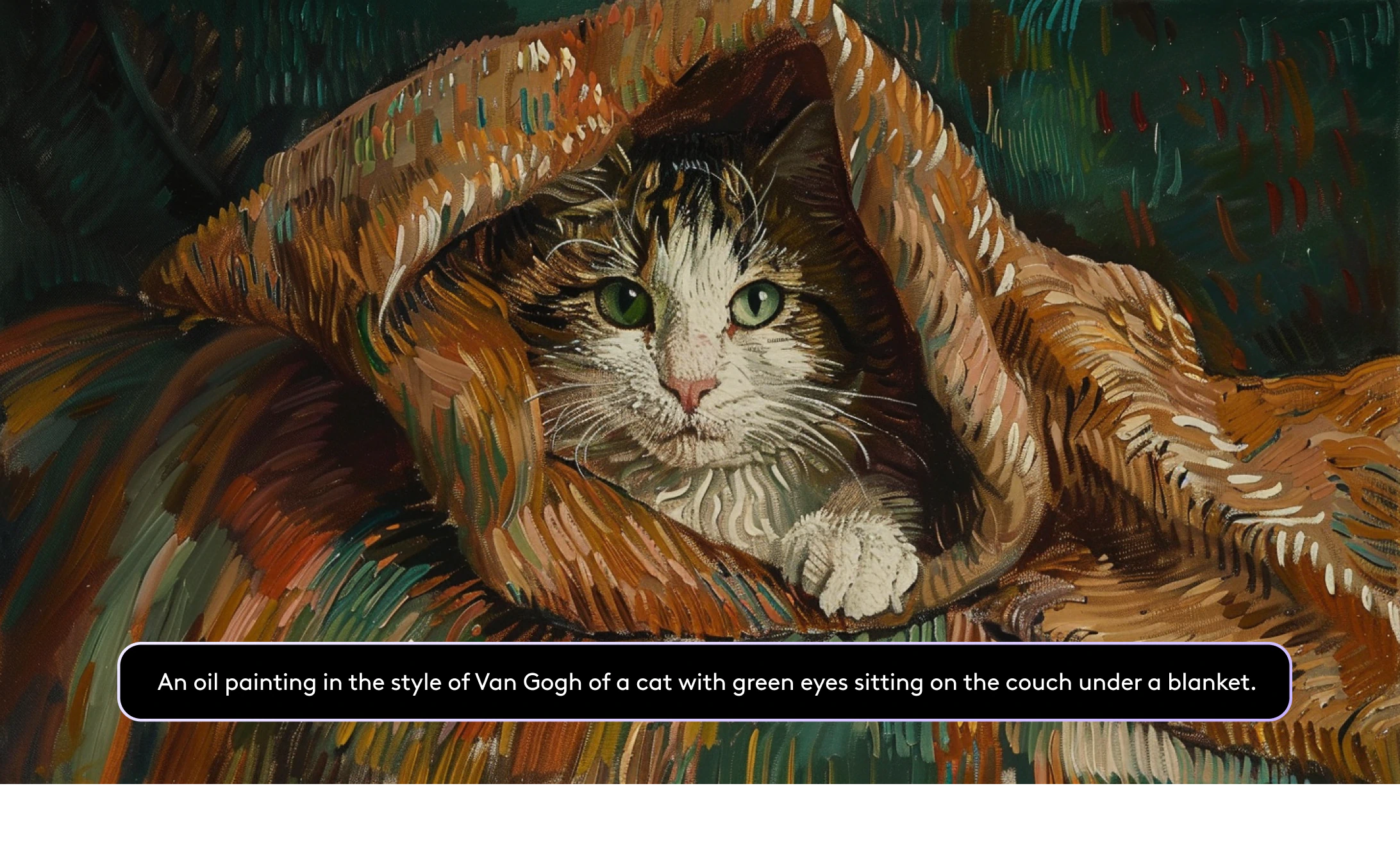 AI-generated art from prompt