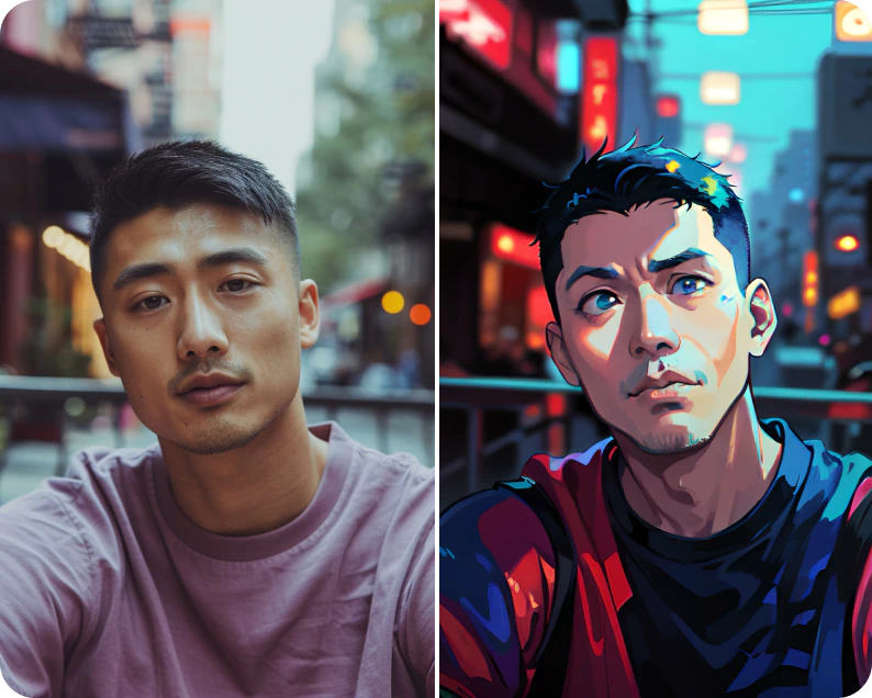 Explore anime filters with Photoleap