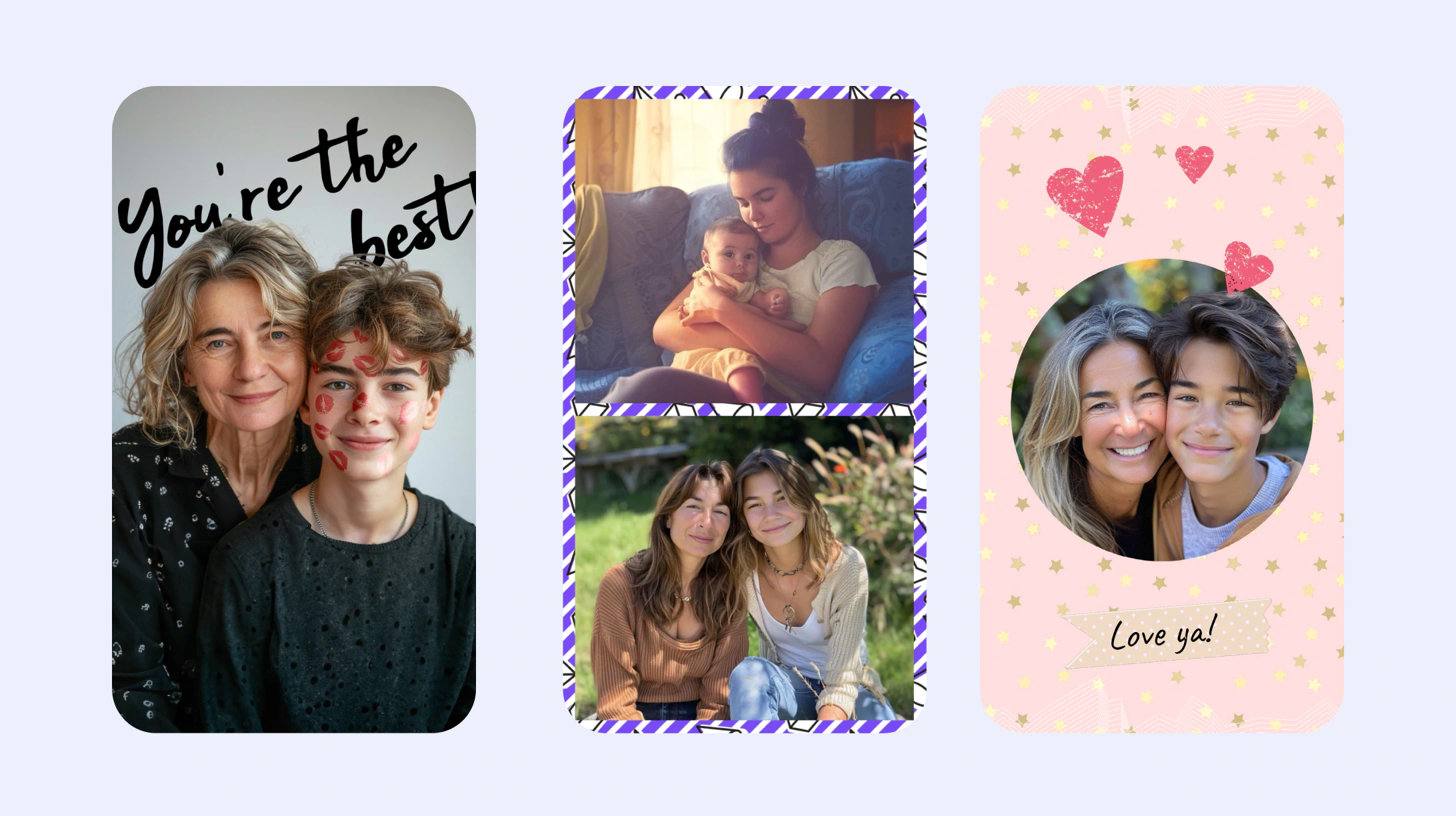 Create your mother's day collage with Photoleap