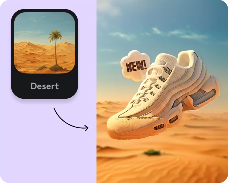 Change image styles with AI photo style transfer