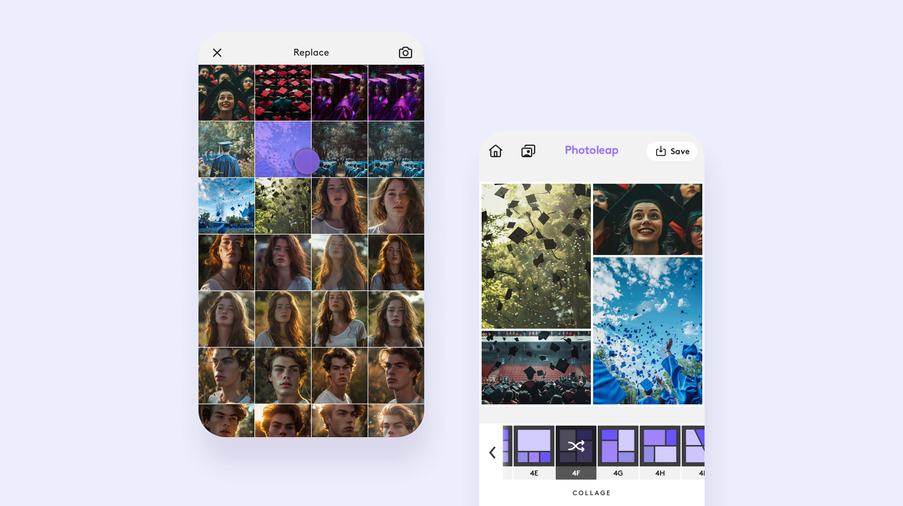 How to create your graduation photo collage with Photoleap