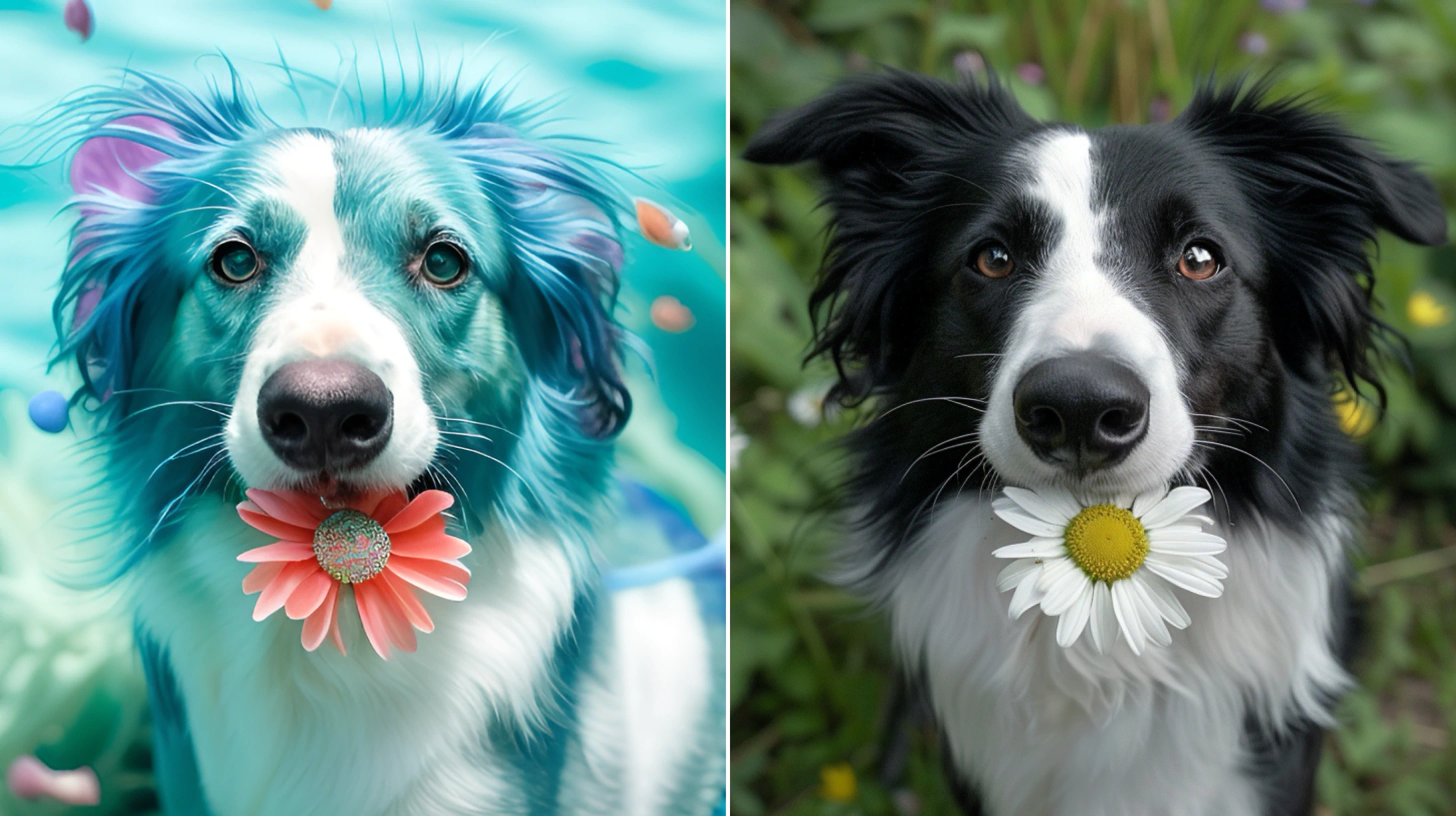 Create a custom dog portrait with the AI pet portrait generator