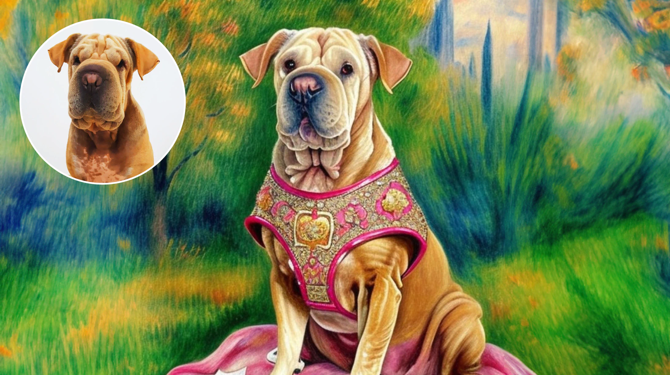 Napoleon dog costume