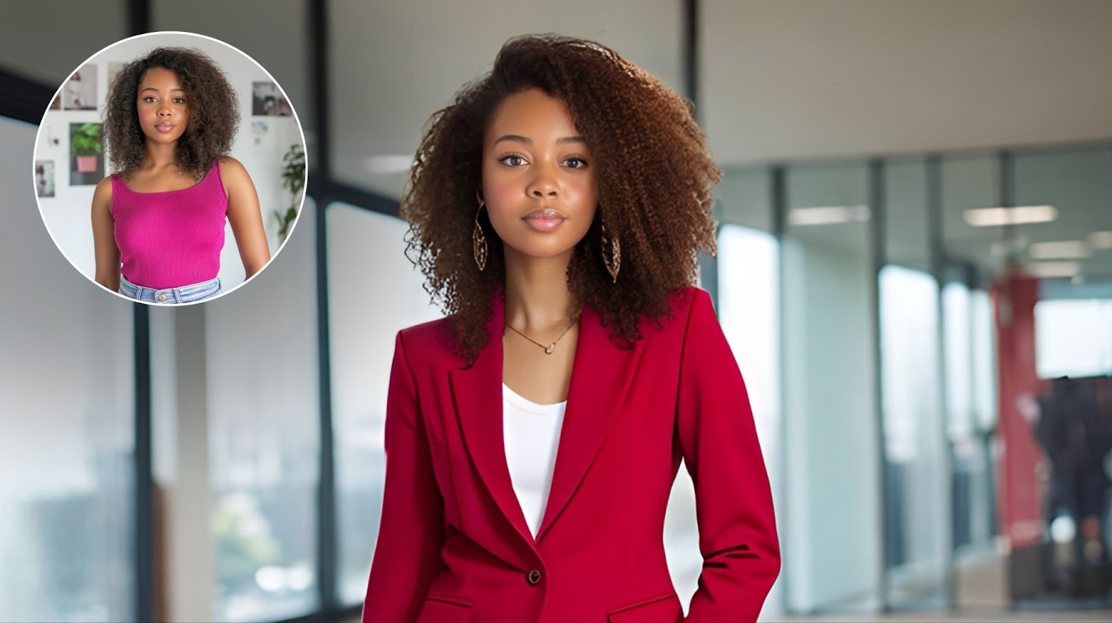 Linkedin profile picture generated with Photoleap