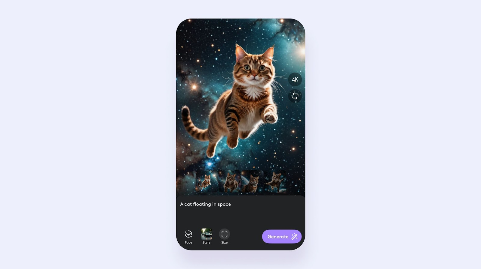 Text to image feature